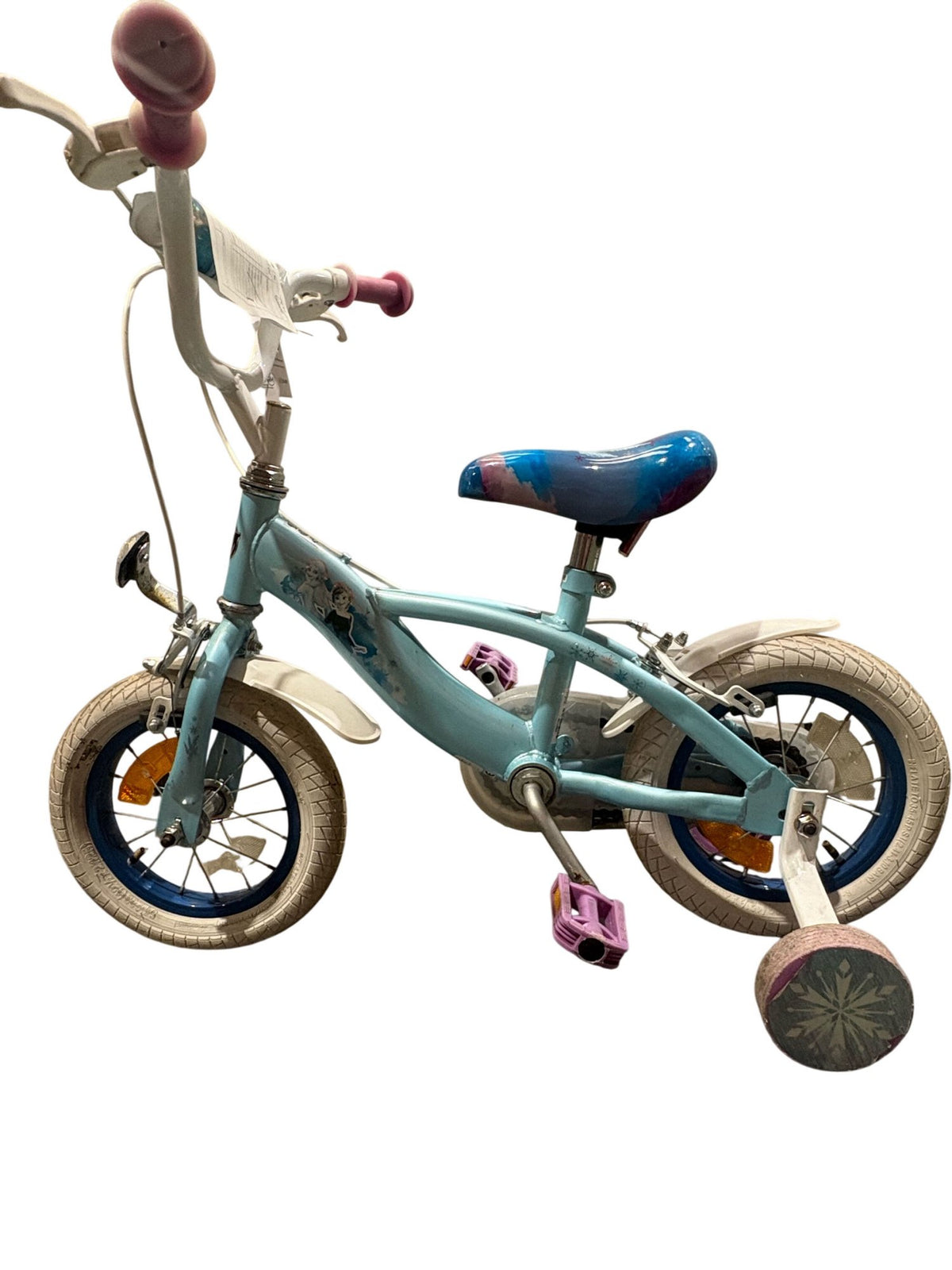 Serviced Children's Frozen Themed Pedal Bike 12" (Pre-Loved)