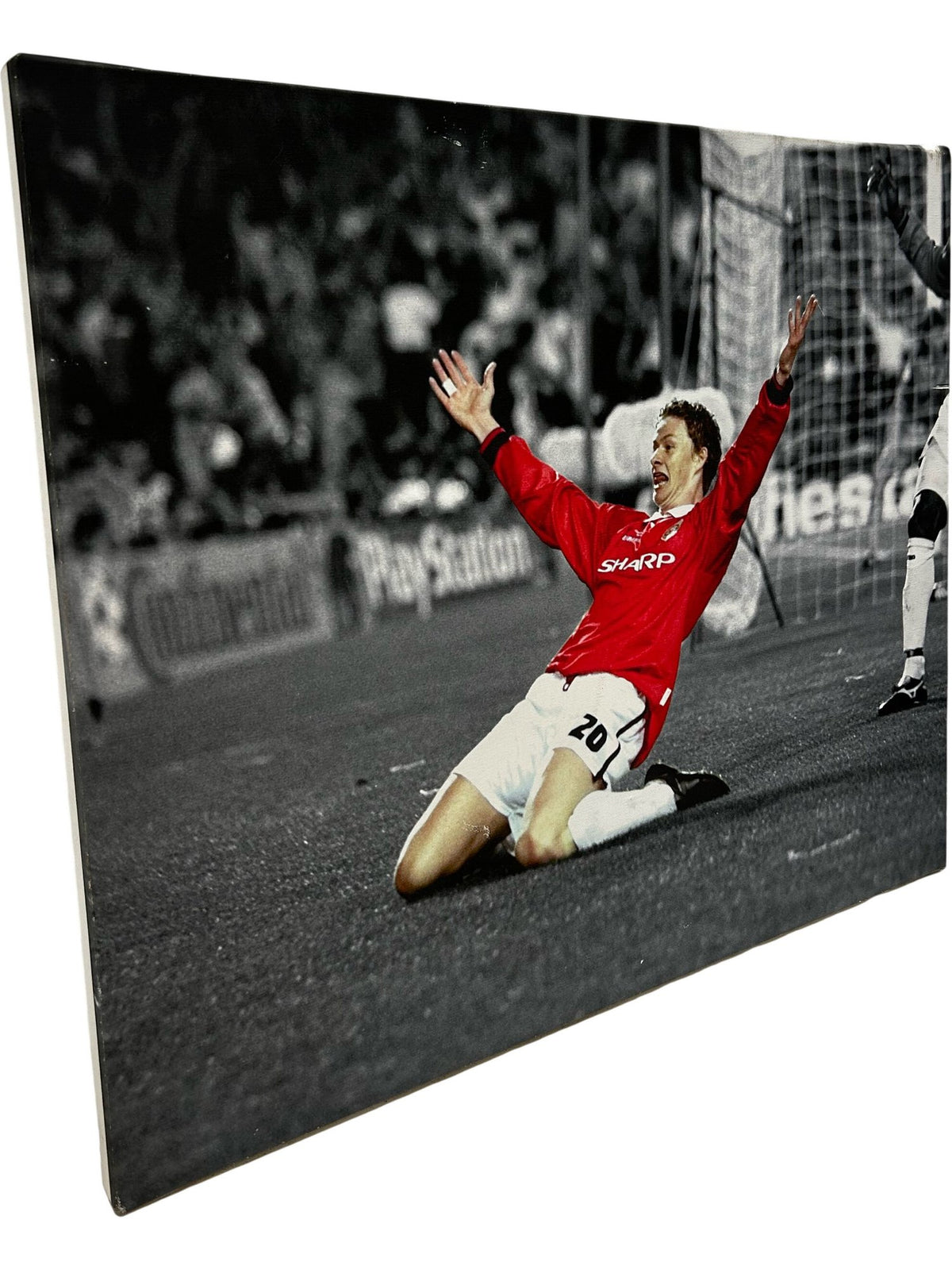 Manchester United Football Celebration Canvas Wall Art (Pre-Loved)
