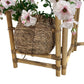 Tiered Bamboo Plant Stand Woven Baskets (Pre-Loved)