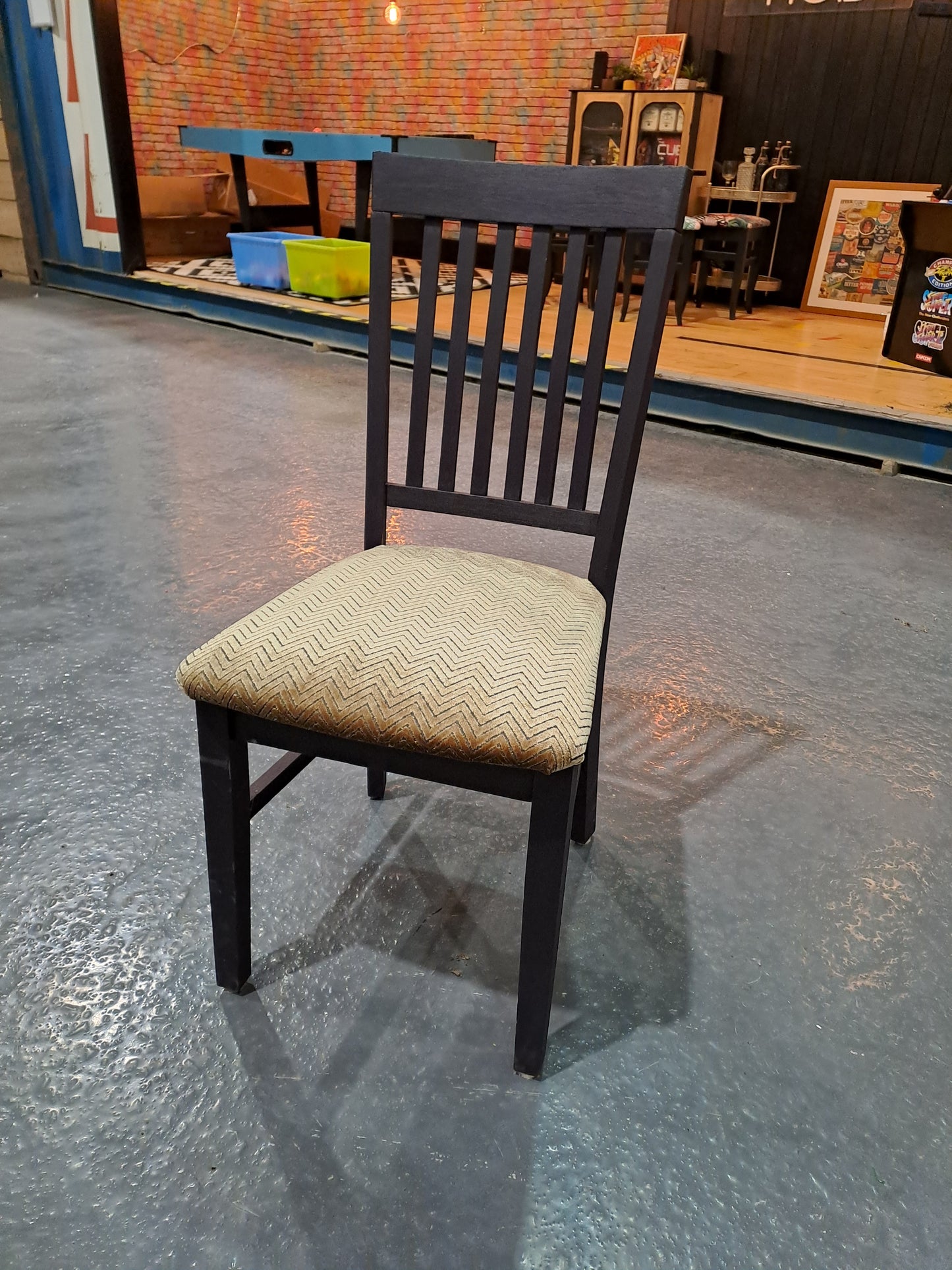 Upcycle a dining chair workshop - painting & upholstery techniques