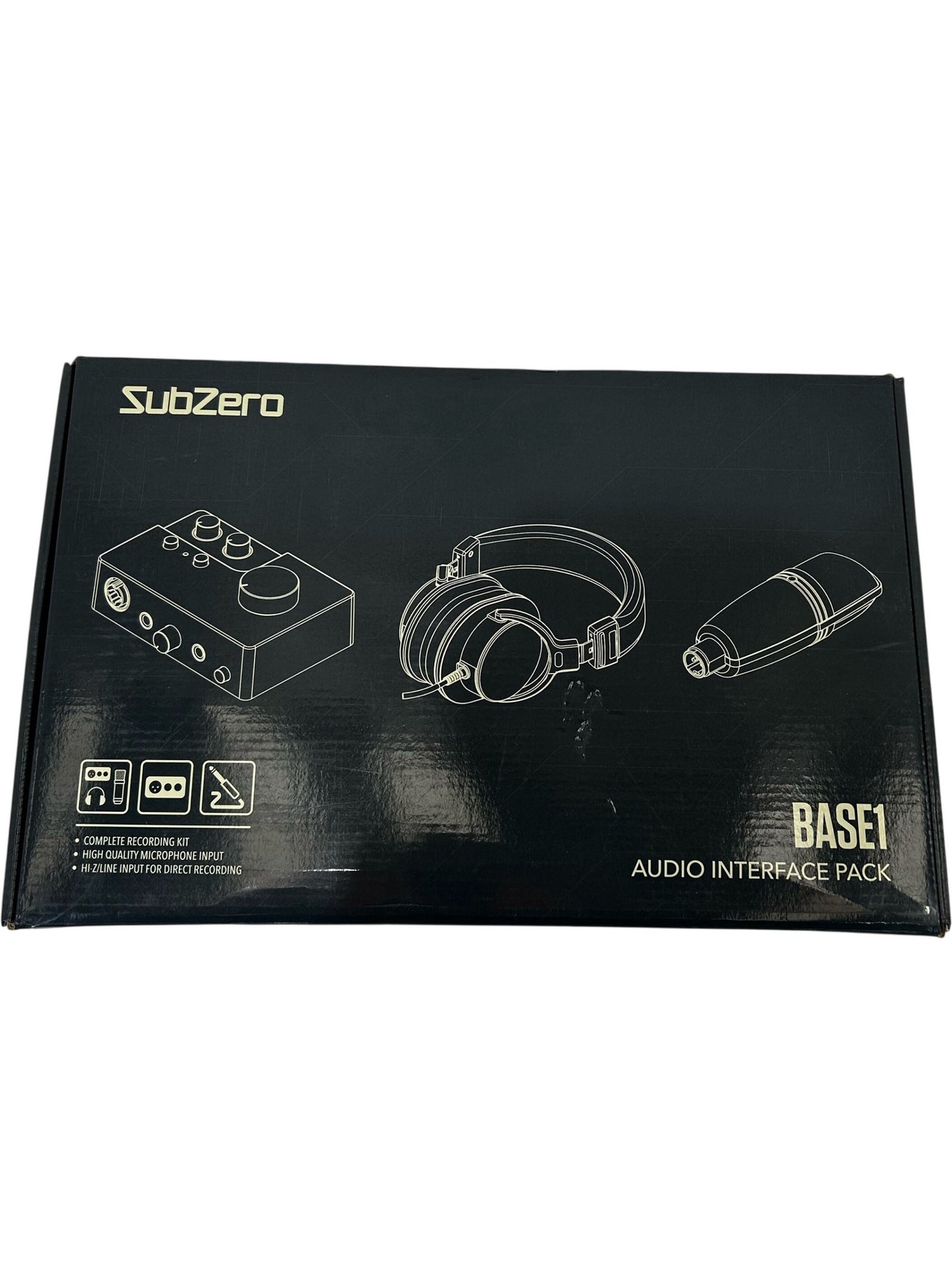 SubZero Audio Interface Pack BASE1 Complete Recording Kit (Unused)