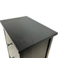 Black 2 Drawer Bedside Table Nightstand Bedroom Storage Cabinet (Pre-Loved)
