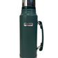 Vintage Stanley Green Hammertone Heritage Cooler And Classic Vacuum Bottle Thermos (Pre-Loved)