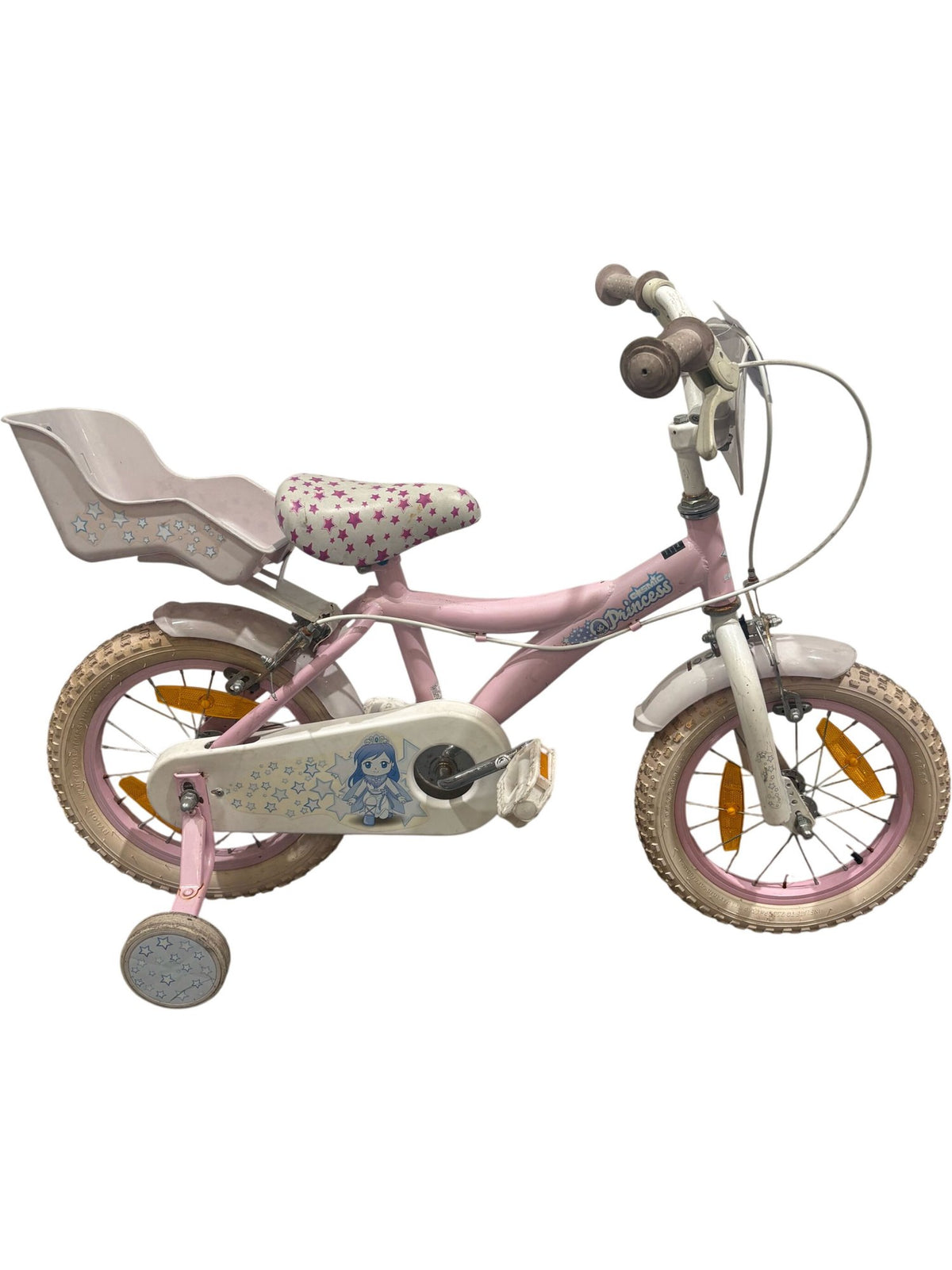 Serviced Disney Princess Kids Bike 14 Inch (Pre-Loved)