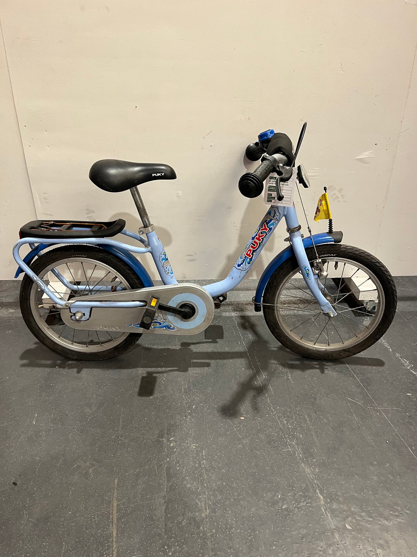Puky Light Blue 16” Children’s Bike (Pre-Loved)