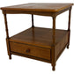 Vintage Wooden Side Table Square With Drawer (Pre-Loved)