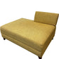Mid Century Style Mustard Fabric Chaise Lounge Armless Daybed (Pre-Loved)