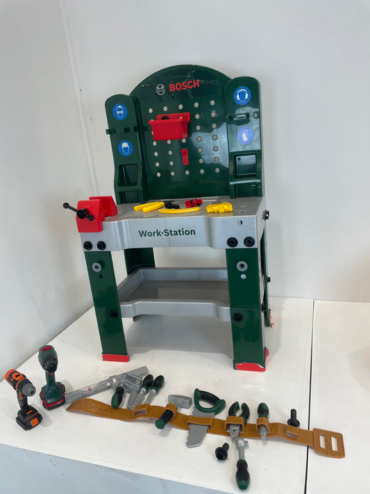 BOSCH Toy Work-Station with Tools & Belt (Pre-loved)
