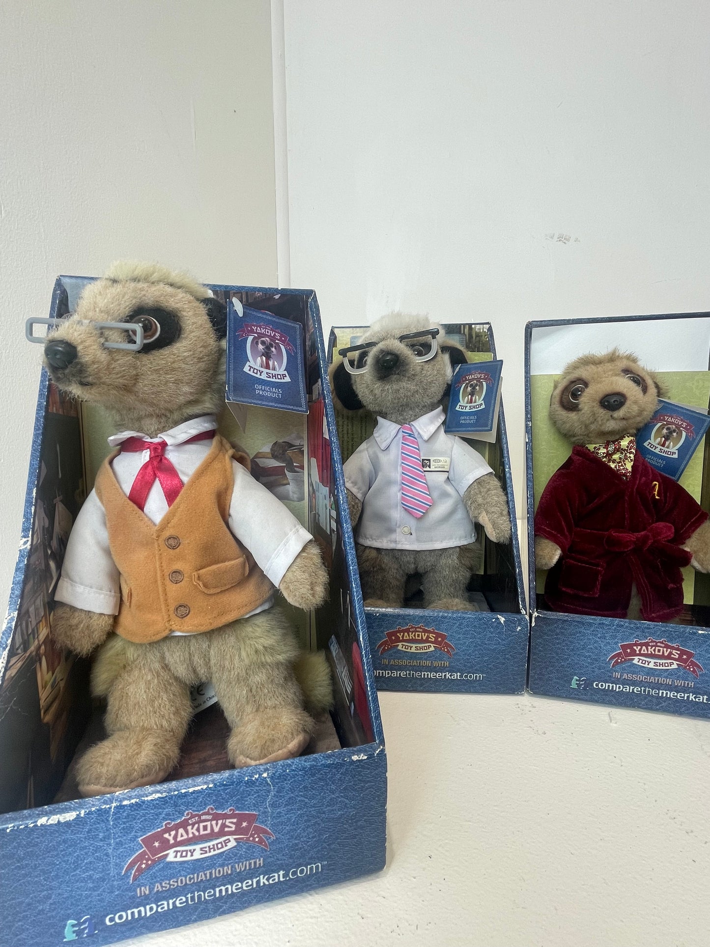 Meerkat Collectible Teddies (Pre-loved)