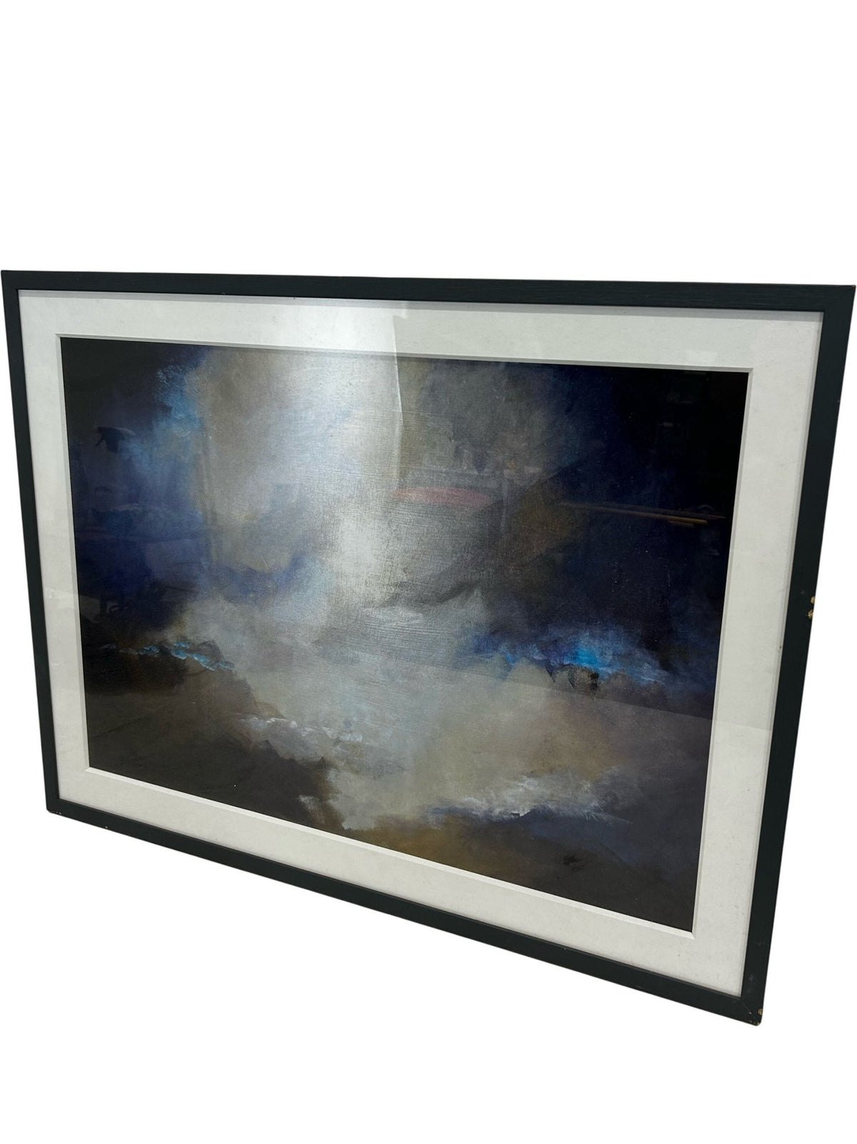 Framed Abstract Art Painting 64cm x 83cm (Pre-Loved)