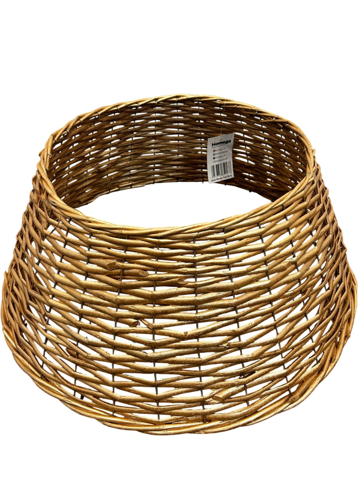 Homega Gold Wicker Christmas Tree Skirt / Tree Collar (Pre-Loved)