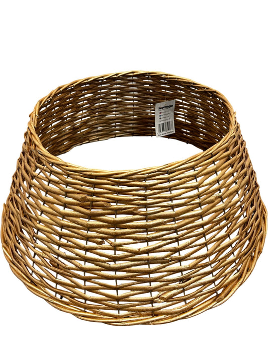 Homega Gold Wicker Christmas Tree Skirt / Tree Collar (Pre-Loved)