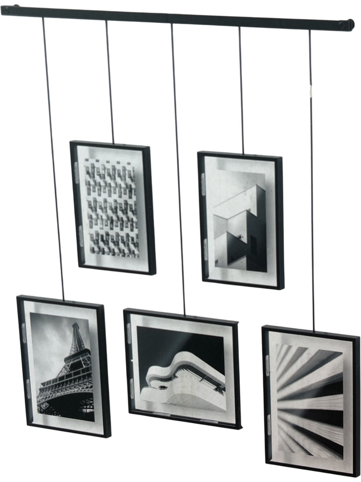 Umbra Exhibit 5 Multi Photo Display Black Wall Mount Frame (Unused)