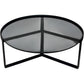 'Made.com' Contemporary Glass Coffee Table Black Frame (Unused)