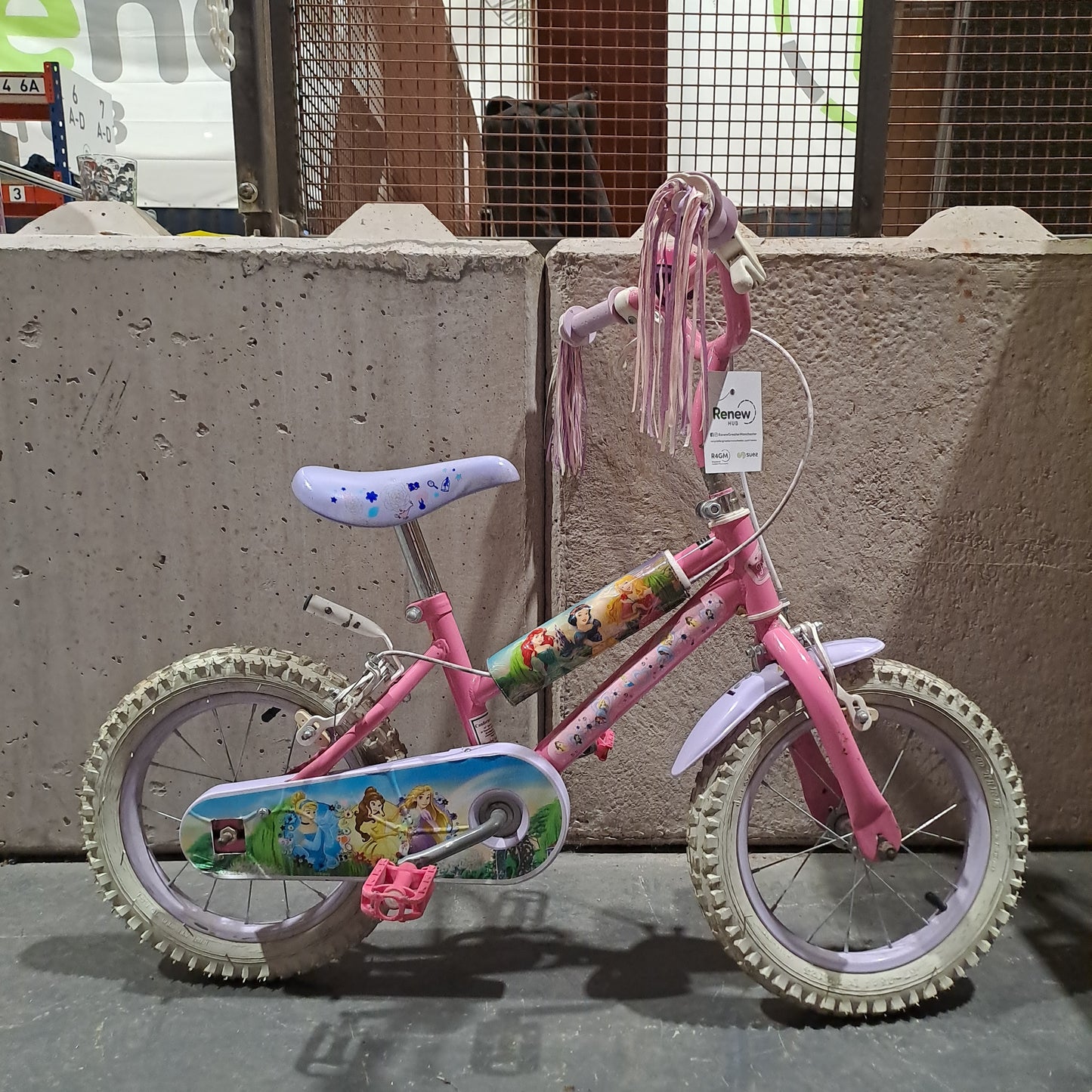 Serviced Disney Princess Bike Pink and Purple (14")