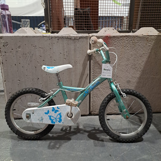 Serviced Children's Bike Green/Teal (16")