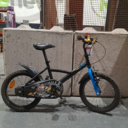 Serviced Children's Btwin Bike Black (16")