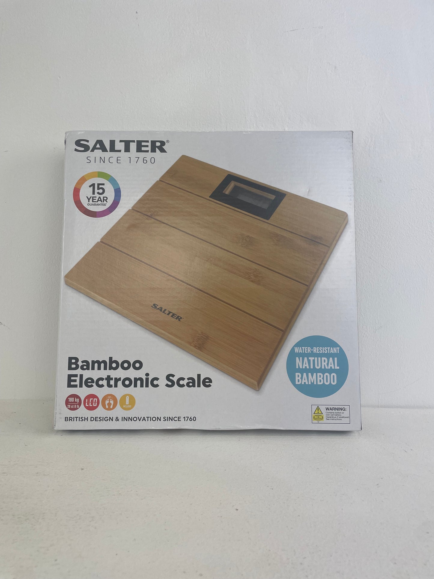 Salter Bamboo Electronic Scale (Pre-Loved)