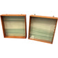 Vintage Display Cabinets Wall Mounted Glass Shelves (Pre-Loved)