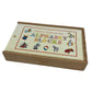 Wooden Colourful Alphabet Blocks Box (Pre-Loved)