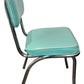 Set Of Four Retro Aqua Blue Dining Chairs (Pre-Loved)