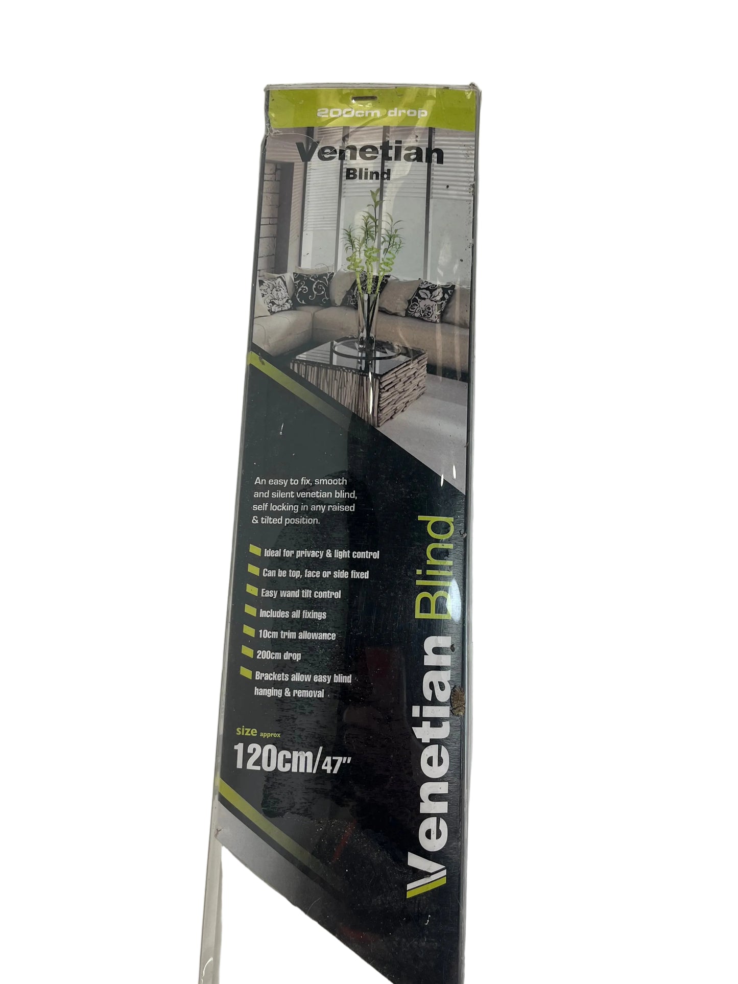 White Wood 120cm Venetian Blind (Unused)