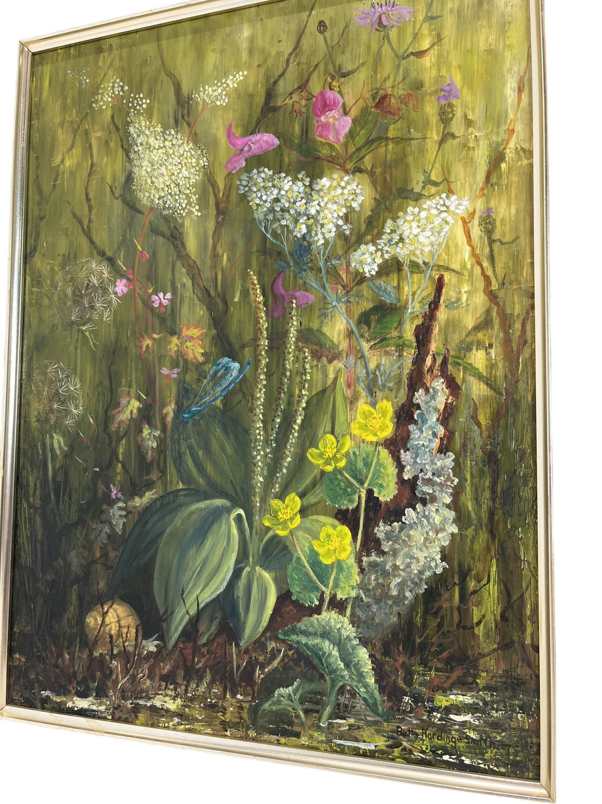 Wildlife Gold Framed Oil Original Artwork (Pre-Loved)