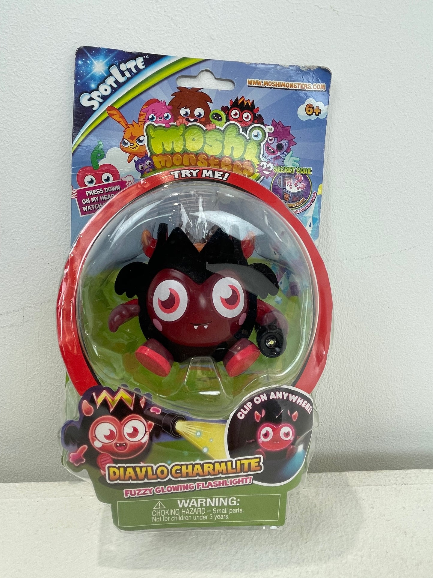 Moshi Monsters Diavlo Charmlite Toy (New)