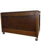 Antique Wooden Storage Chest on Casters with Hinged Lid (Pre-Loved)