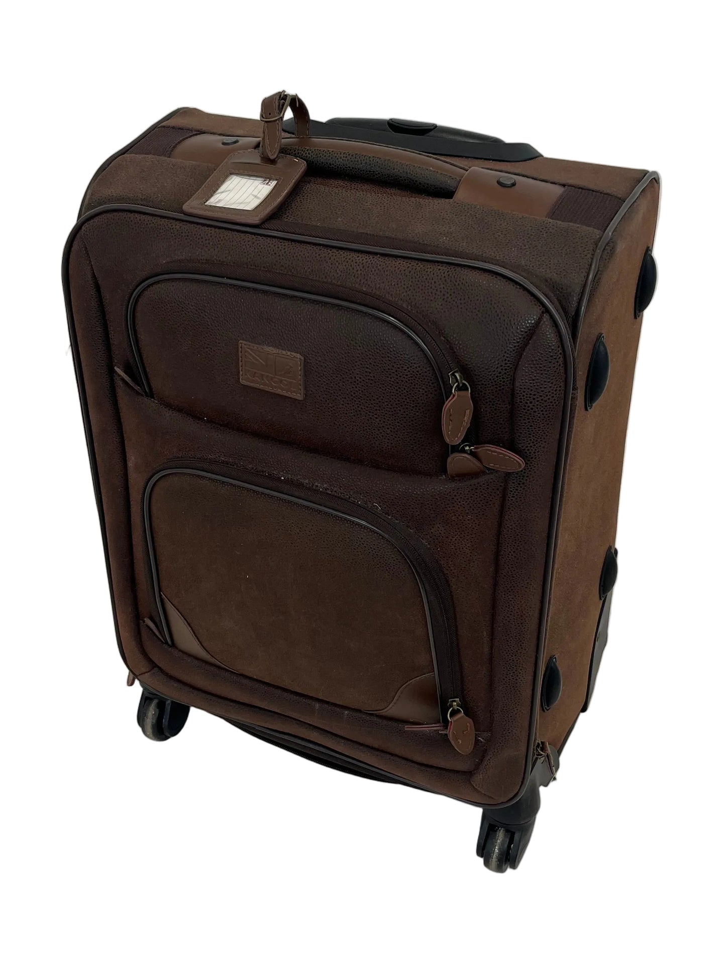Brown Kangol 4-Wheel Suitcase (Pre-Loved)