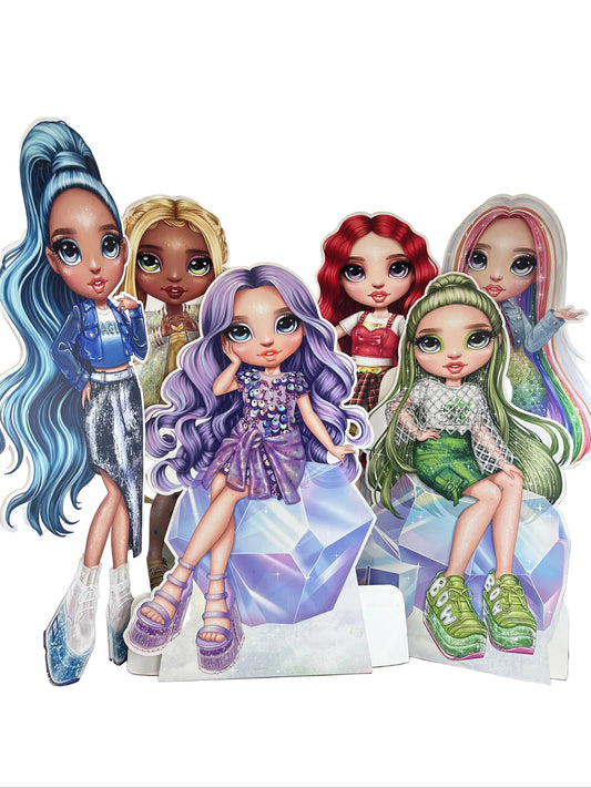 Rainbow High Cardboard Cut-Out Dolls Bundle (Pre-Loved)