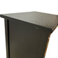 Black 2 Drawer Bedside Table Nightstand Bedroom Storage Cabinet (Pre-Loved)