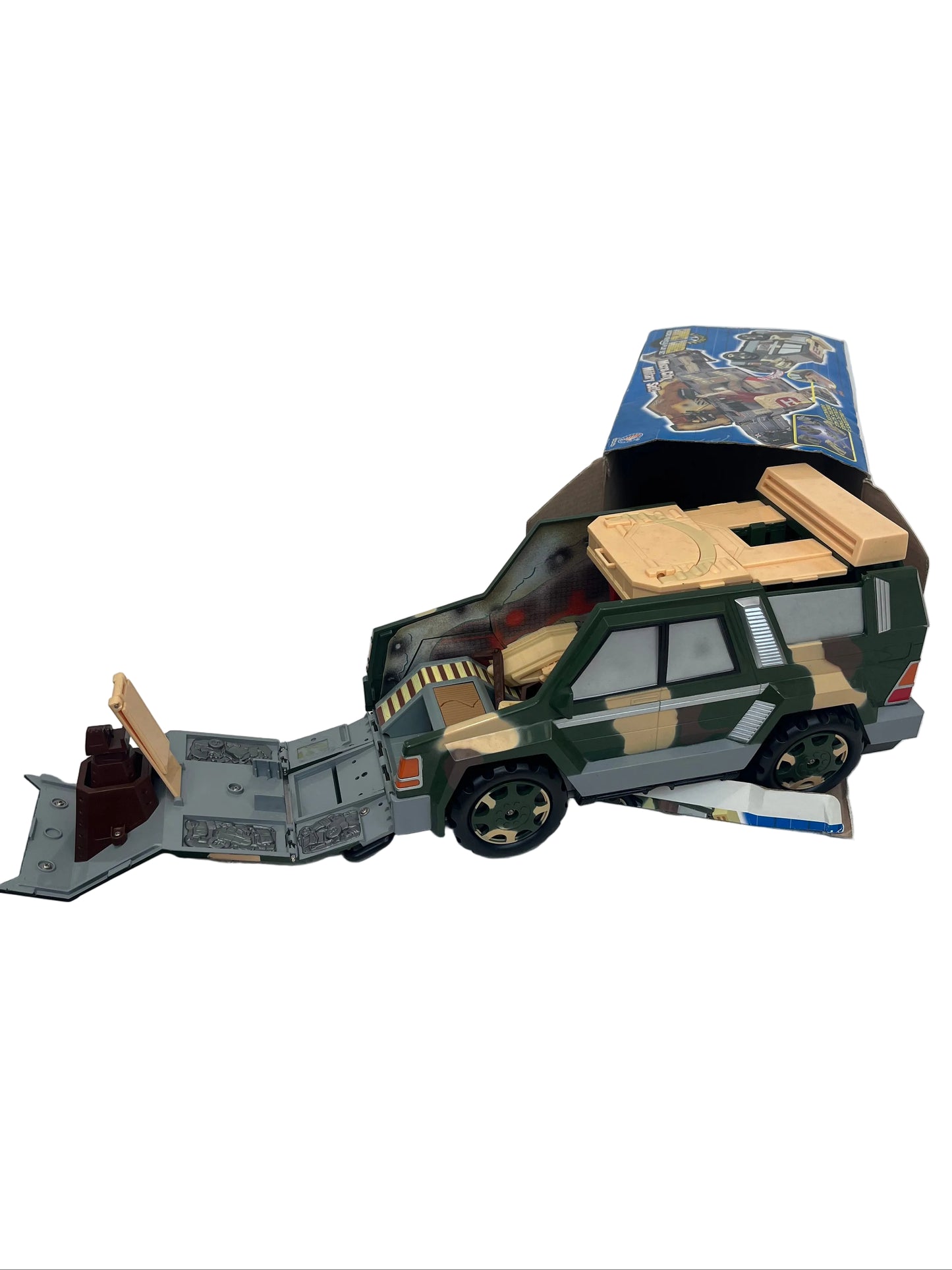 Compact Carrier Military Vehicle Micro-Vehicle Playset (Pre-Loved)