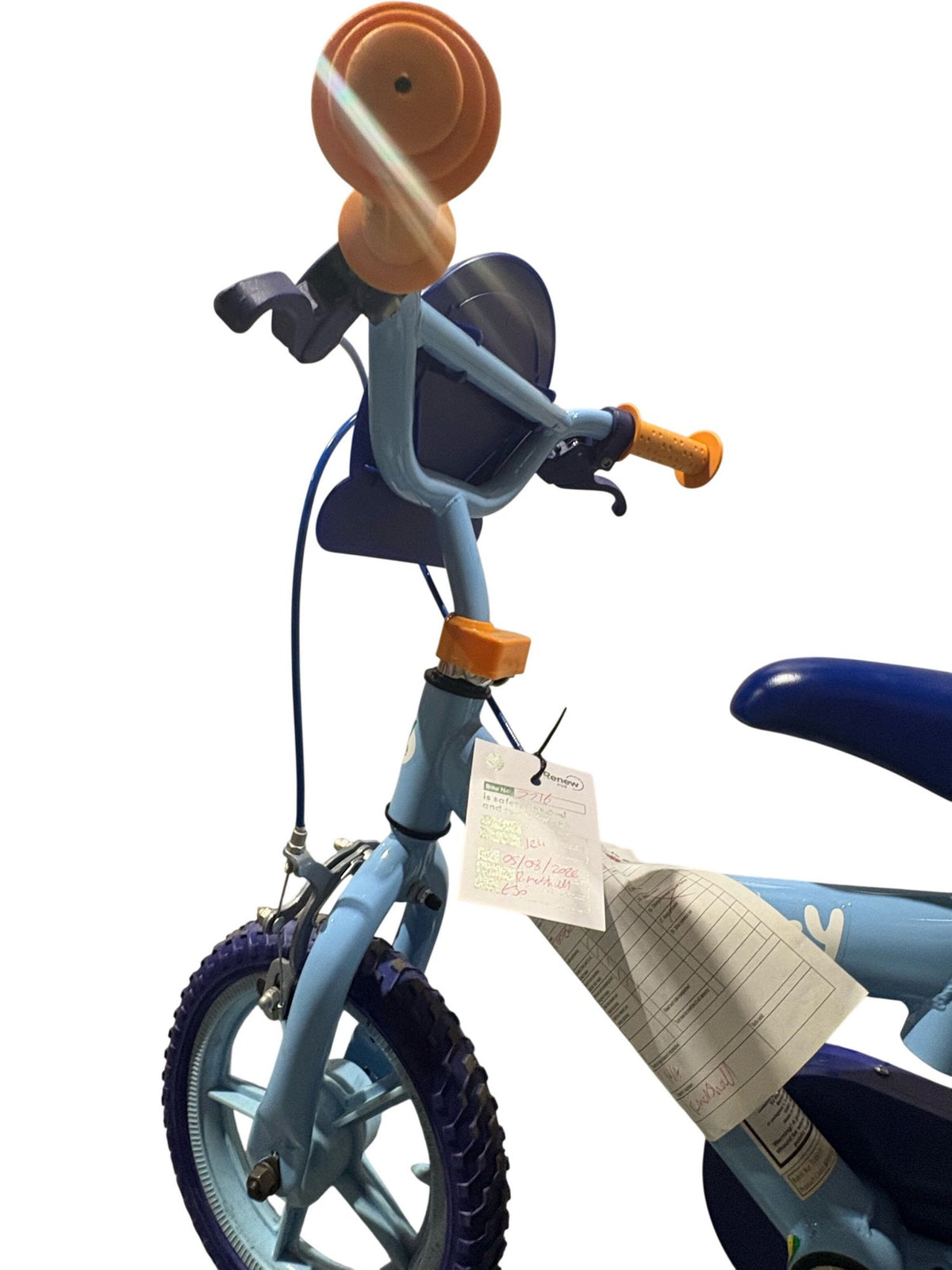 Serviced 'Bluey' Kids Bicycle 12" (Pre-Loved)