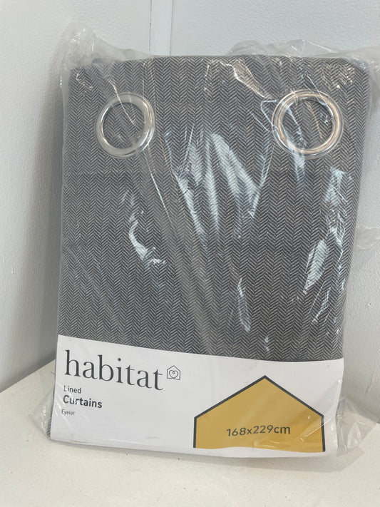 Habitat Lined Curtains (Pre-loved)