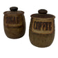 Vintage Stoneware Coffee And Sugar Jars (Pre-Loved)