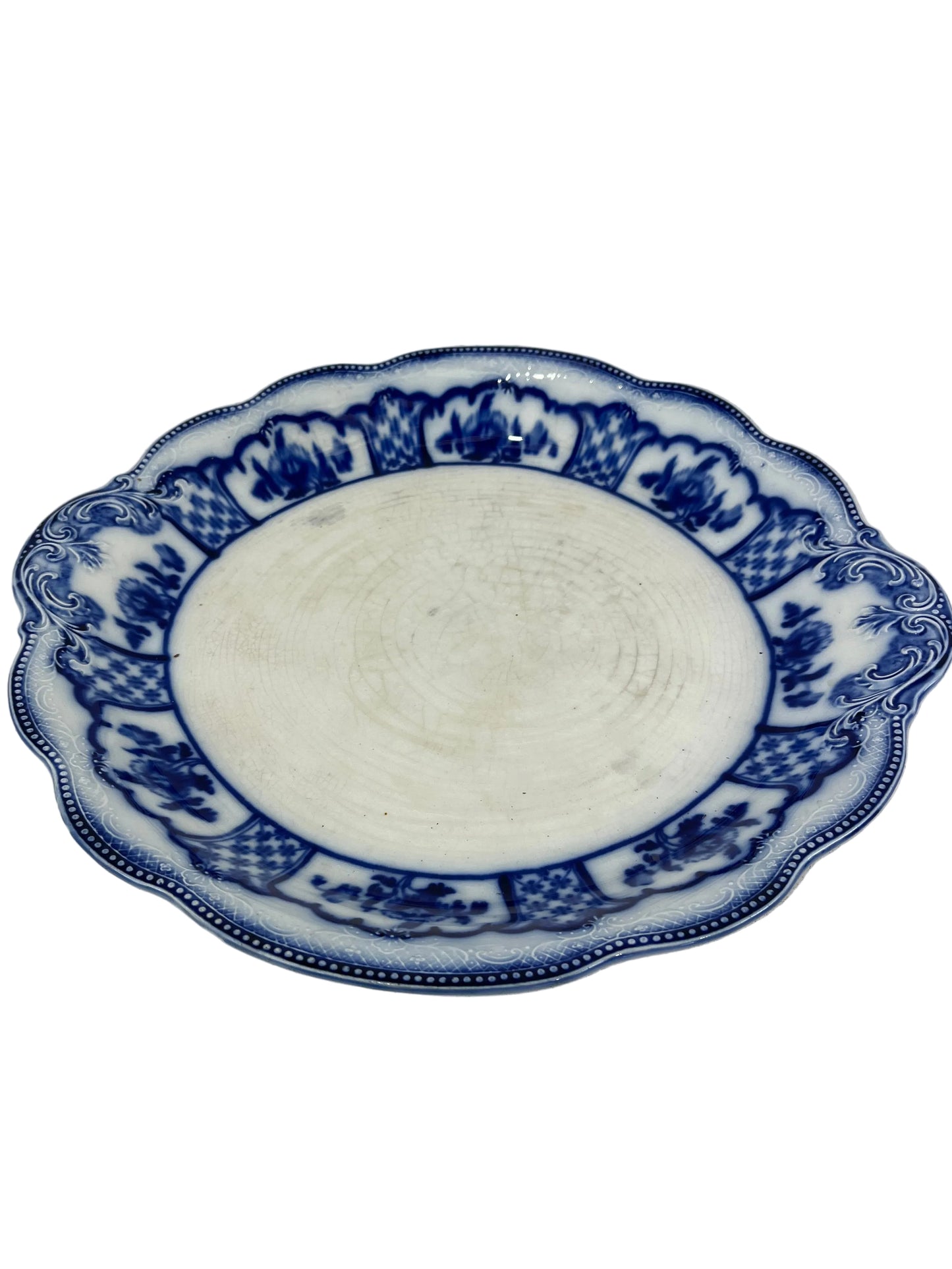 Antique Grindley Flow Blue Plate (Pre-Loved)