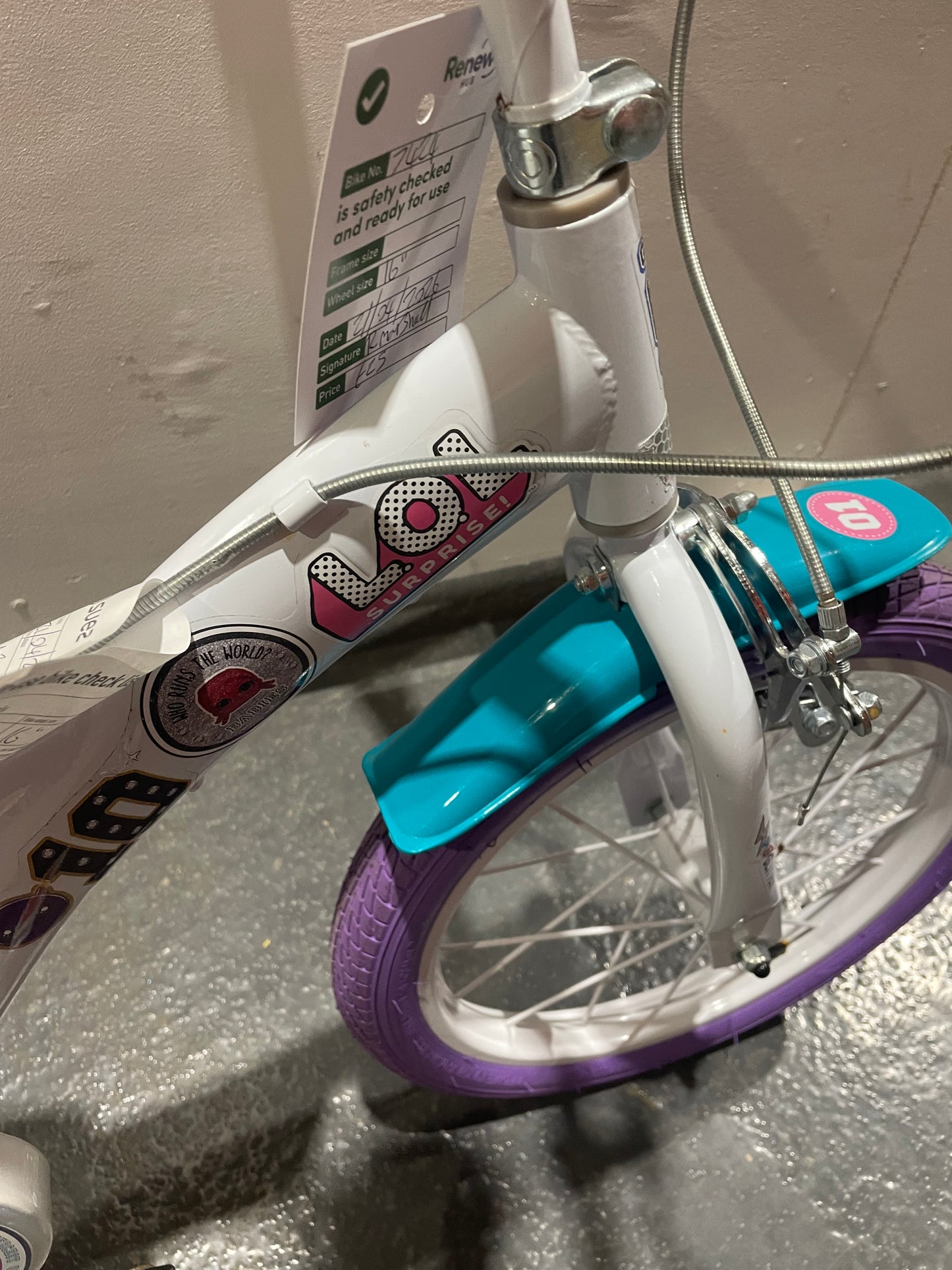 Serviced LOL Surprise Children's Bike, 16" (Pre-Loved)