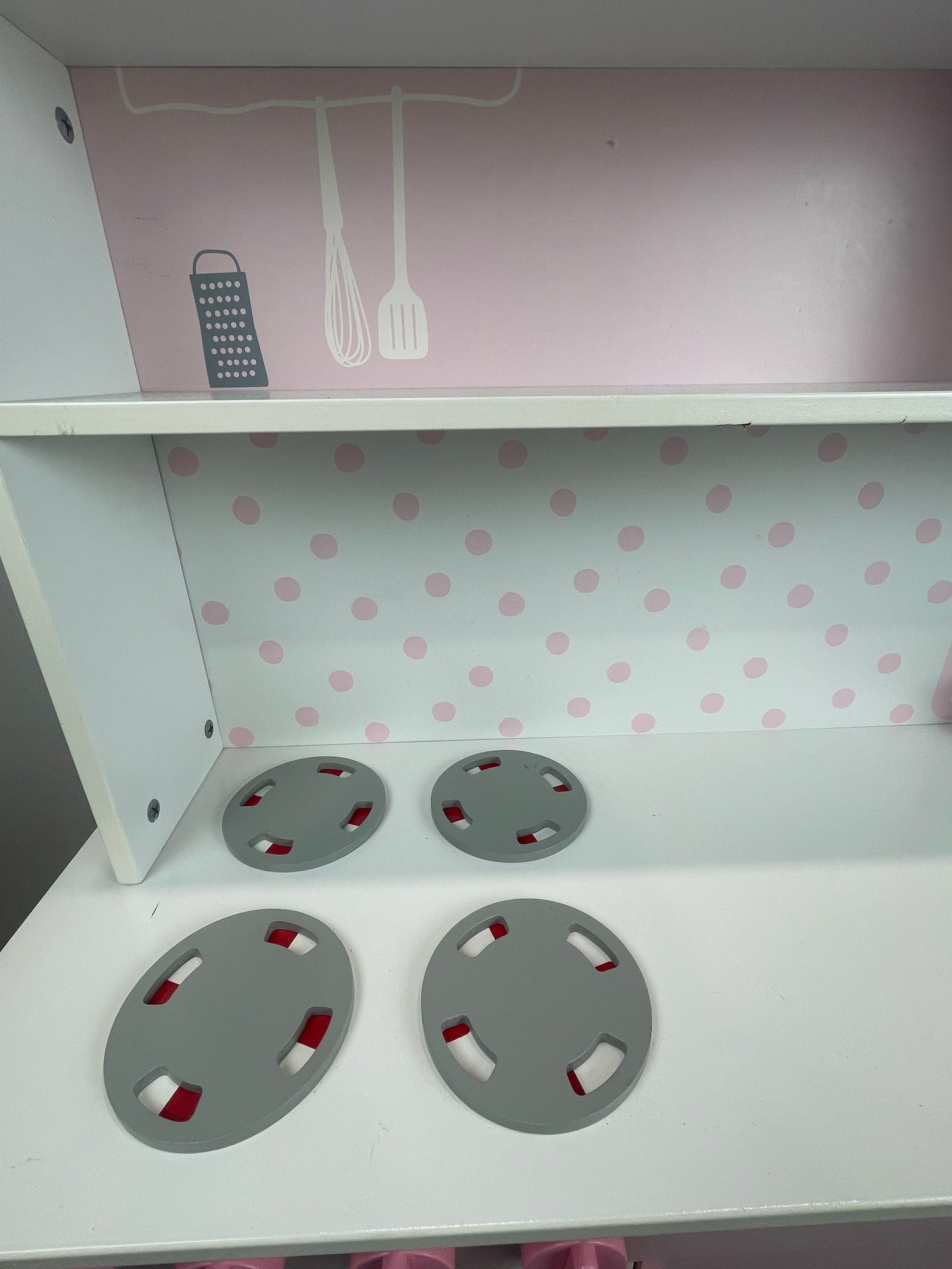 Pink Wooden Toy Kitchen (Pre-loved)