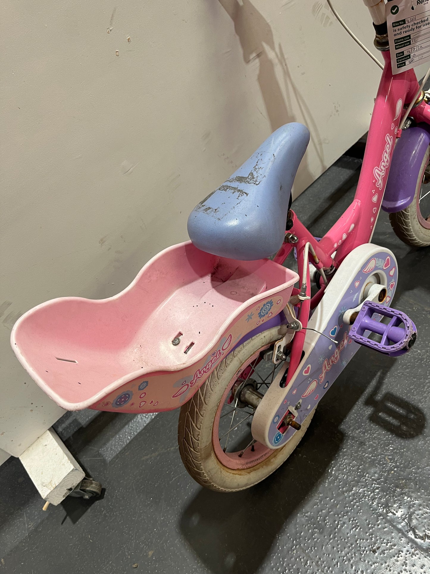 Pink Angel 12” Children’s Bike (Pre-Loved)