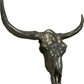 Metal Bull Skull Longhorn Wall Sculpture Western Style 70cm (Pre-Loved)