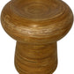 Vintage Style Unique Bamboo Stool Table Round Design Natural Finish (Pre-Loved)