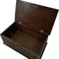 Vintage Style Carved Wooden Trinket Storage Box Intricate Design (Pre-Loved)