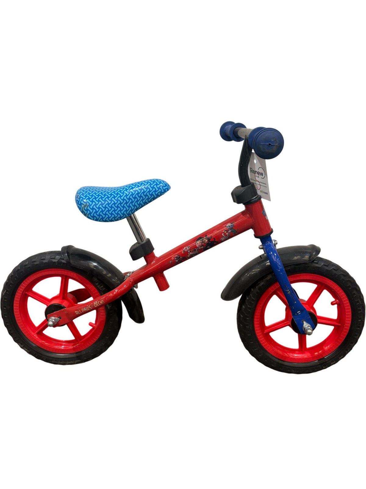 Serviced Paw Patrol Balance Bike 12 Inch (Pre-Loved)