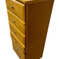 Wooden 5-Drawer Tallboy Chest of Drawers (Pre-Loved)
