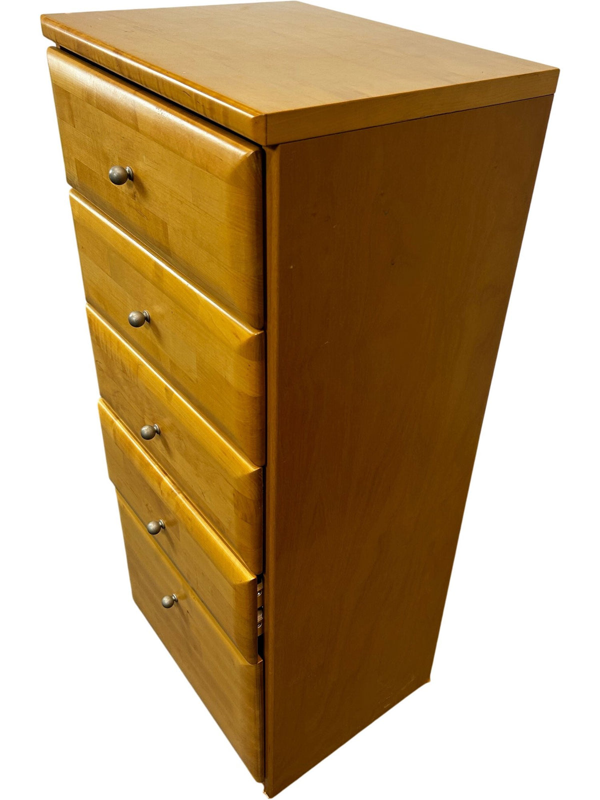 Wooden 5-Drawer Tallboy Chest of Drawers (Pre-Loved)