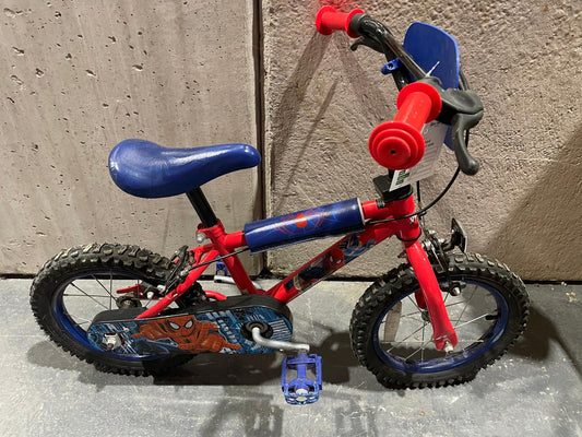 Serviced Spider-Man Red & Blue Kids Bike (Pre-loved)