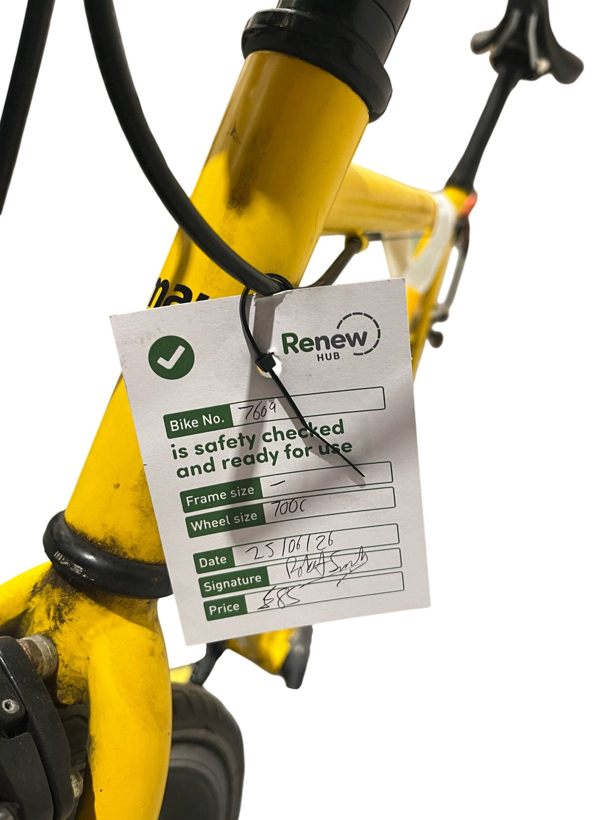 Serviced Mango Yellow 700c Road Bike (Pre-Loved)