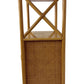 Angraves Bamboo Rattan Storage Cabinet with Open Shelf Unit (Pre-Loved)
