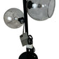M&S 2-Light Globe Table Lamp Smoked Glass Black Modern Design (Pre-Loved)